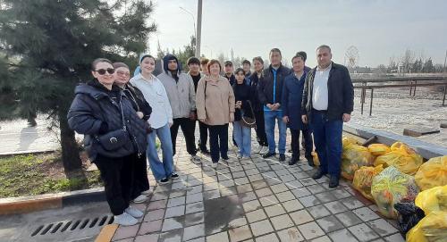 РТСУ принял участие в экологической акции по благоустройству прибрежной зоны