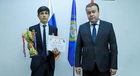 Торжественное чествование победителя и призёров конкурса «Кубок руководства РТСУ» города Душанбе