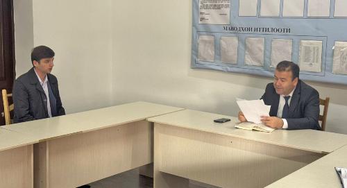 Ректор РТСУ рассмотрел обращения граждан в ходе личного приёма